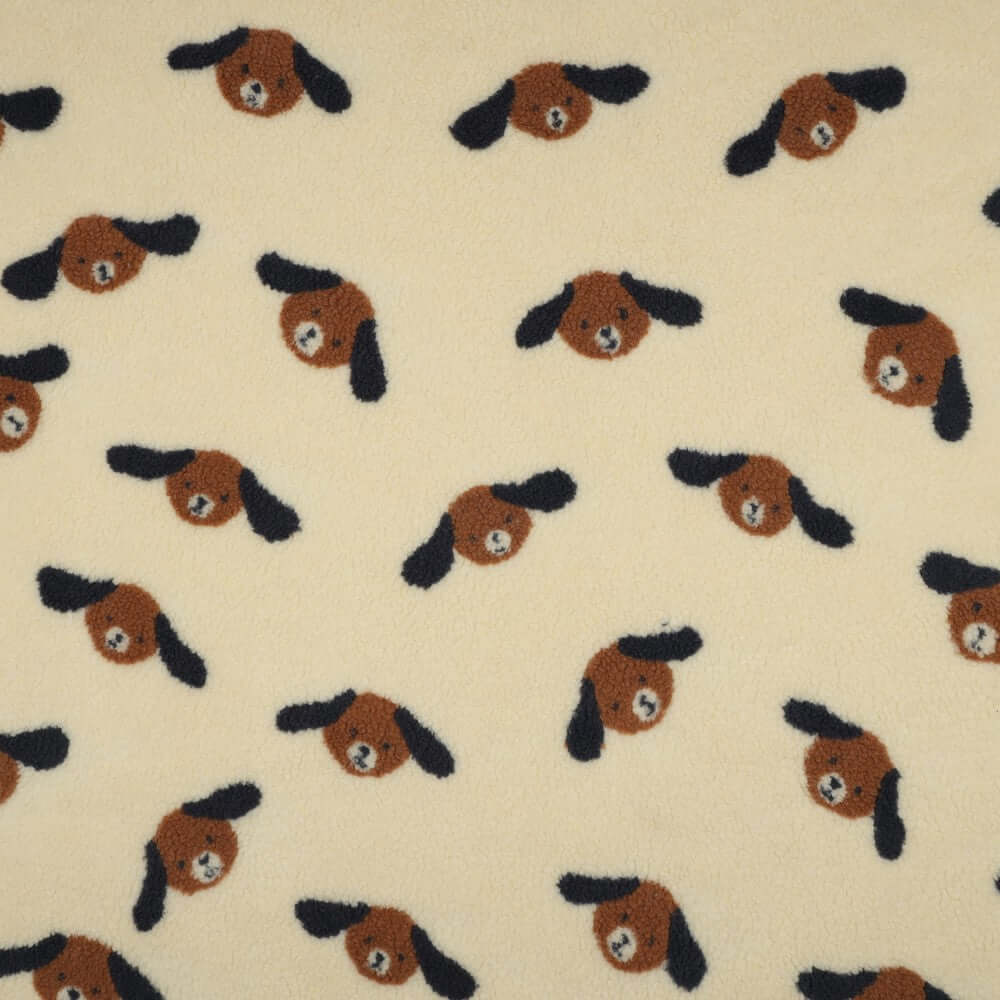 Meterware/ Teddystoff Hunde