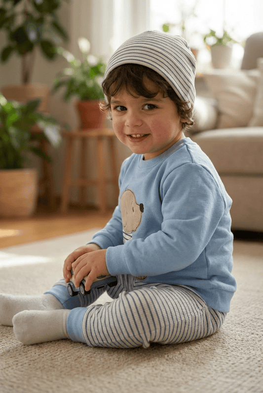 Kinder Pullover mit Applikation | Sweat | Gr. 92-146