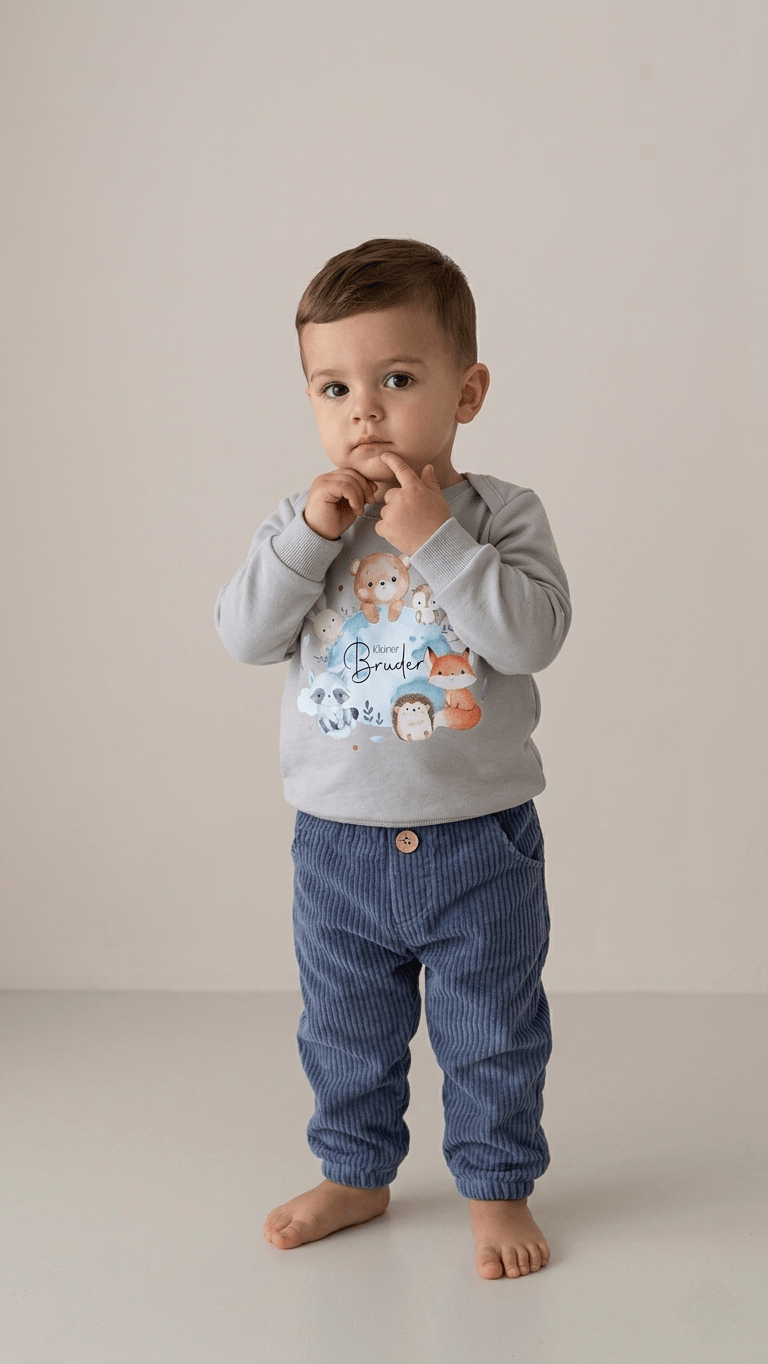 Handgemachtes shirt mit personalisierung für Babys und Kinder, angefertigt in Deutschland.
