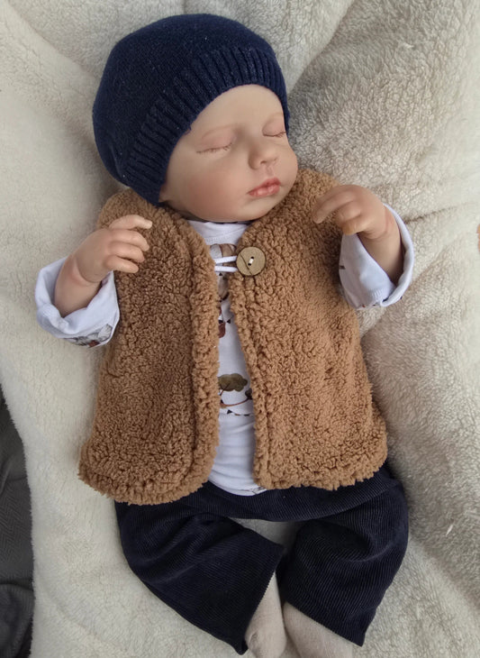 Bébé | Gilet | Ours en peluche | Tailles 50-128
