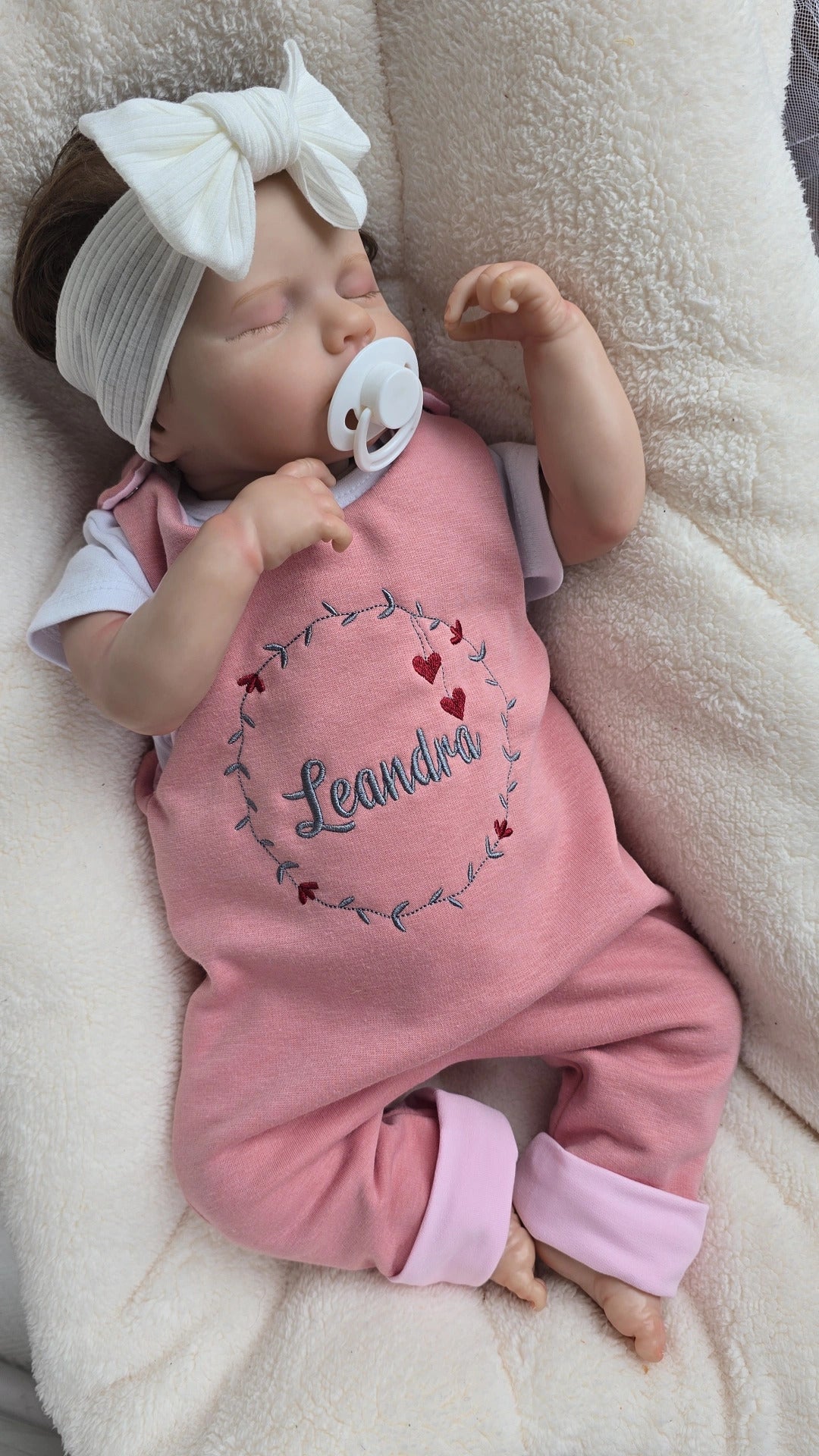 Baby Strampler bestickt | Sweat - Myawi-Kids