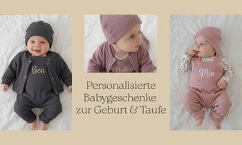 Personalisierte Babygeschenke zur Geburt und Taufe – handgemacht aus Bayern · Talu Kids