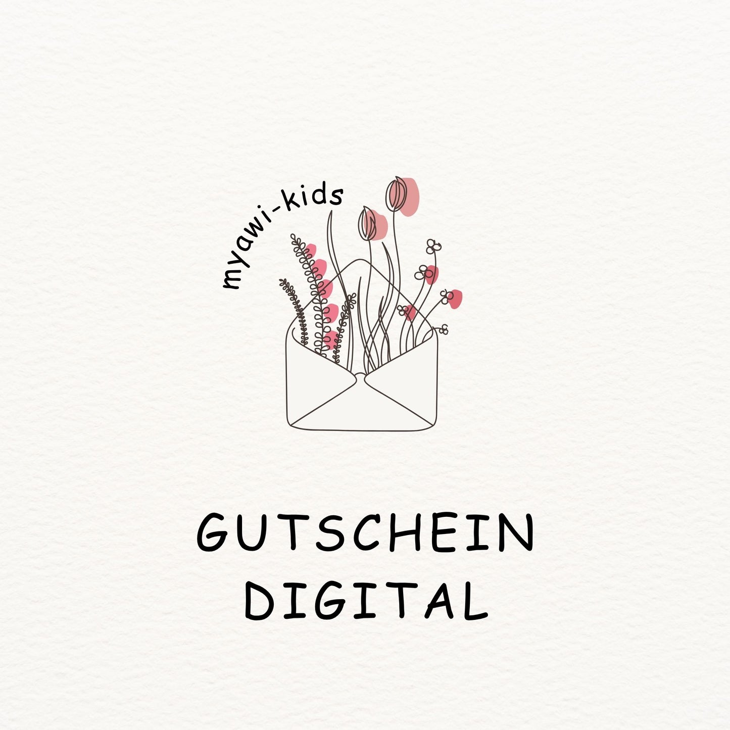 Geschenkgutschein für liebevoll handgefertigte und personalisierte Baby- und Kindermode.