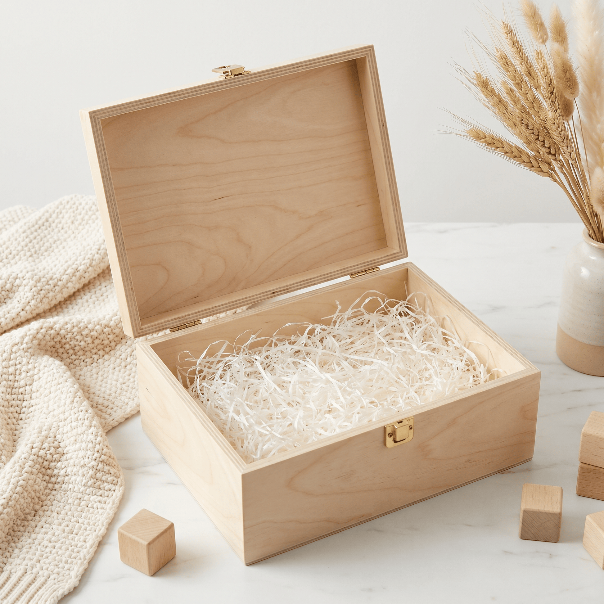 Erinnerungskiste Baby Füllung – Geschenk zur Geburt personalisiert · Talu Kids
