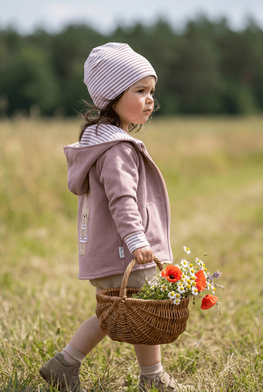 Übergangsjacke Baby & Kinder Sweat – handgemacht aus Bayern · Talu Kids