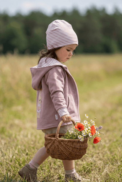 Baby Übergangsjacke handgemacht Sweat – Kinderjacke aus Bayern · Talu Kids