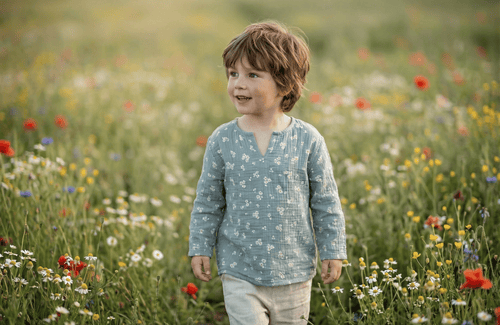 musselin Bluse für kinder und babys