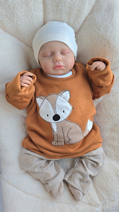 Oversized Kinderpullover aus Sweat, handgemacht in bayern