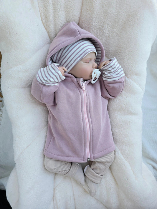 Sweatjacke für Kinder mit Kapuze und individueller Applikation