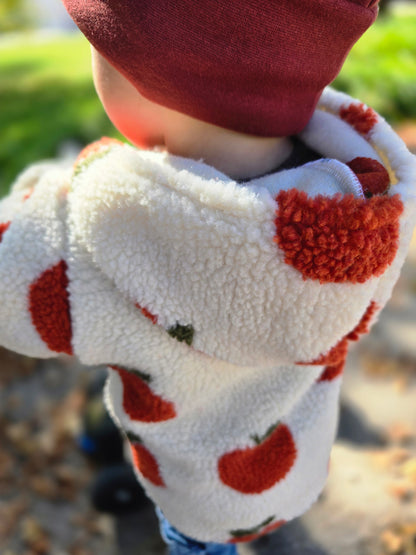 Teddy Jacke für Kinder und Babys. Die Jacke ist in 8 verschiedenen Farben und Motiven erhätlich.