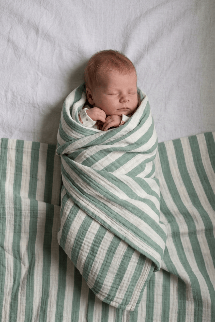 Musselin Decke für Babys | personalisierbar