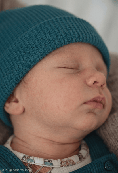 Handgemachtes Babyset für Jungen aus Baumwolle, individuell personalisierbar. Perfekte Geschenkidee zur Geburt, Taufe oder als Homecoming Outfit. 