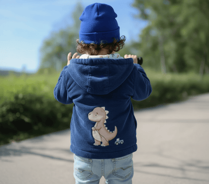 Veste de mi-saison pour bébé avec application | Velours côtelé | Tailles 56-86