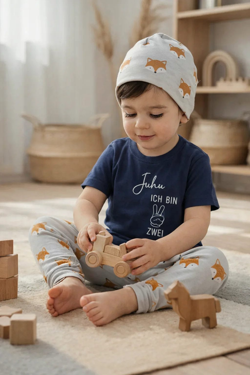 Talu-Kids Shirt Geburtstags-Shirt | Mit Name & Zahl personalisiert | Gr. 74-128