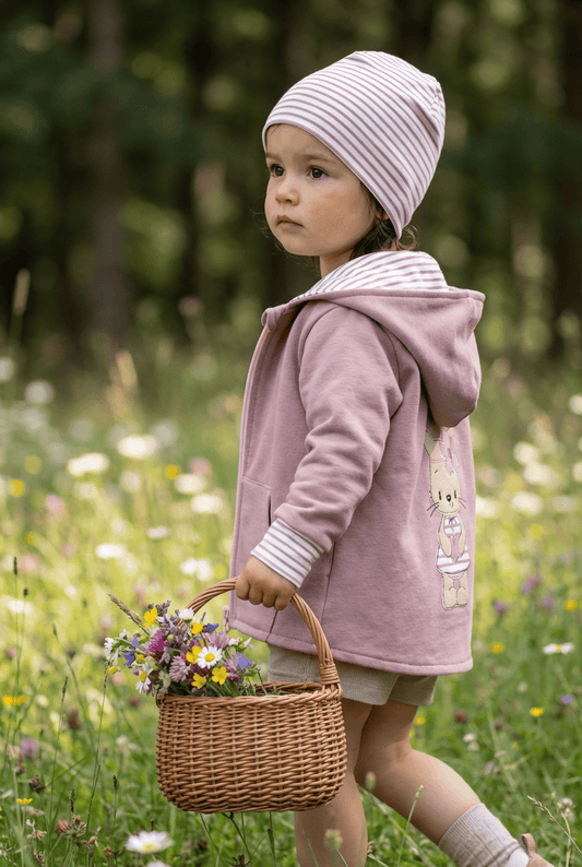Übergangsjacke Baby & Kinder handgemacht – Sweatjacke aus Bayern · Talu Kids