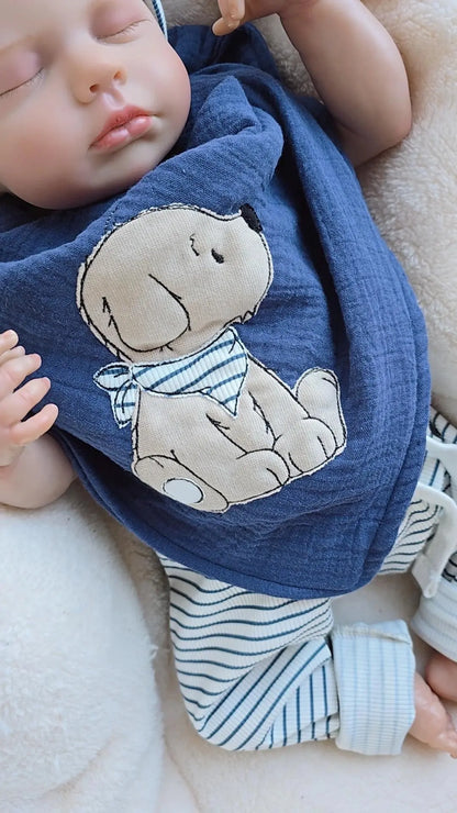 Set Stripes Blue Myawi-Kids