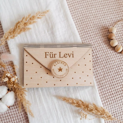 Geschenkgutschein zur Geburt | Wahlweise in personalisierbarer Gutscheinverpackung