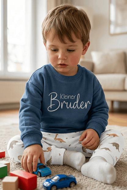 Kinder Geschwisterpullover personalisiert Sweat – Partnerlook handgemacht Bayern · Talu Kids