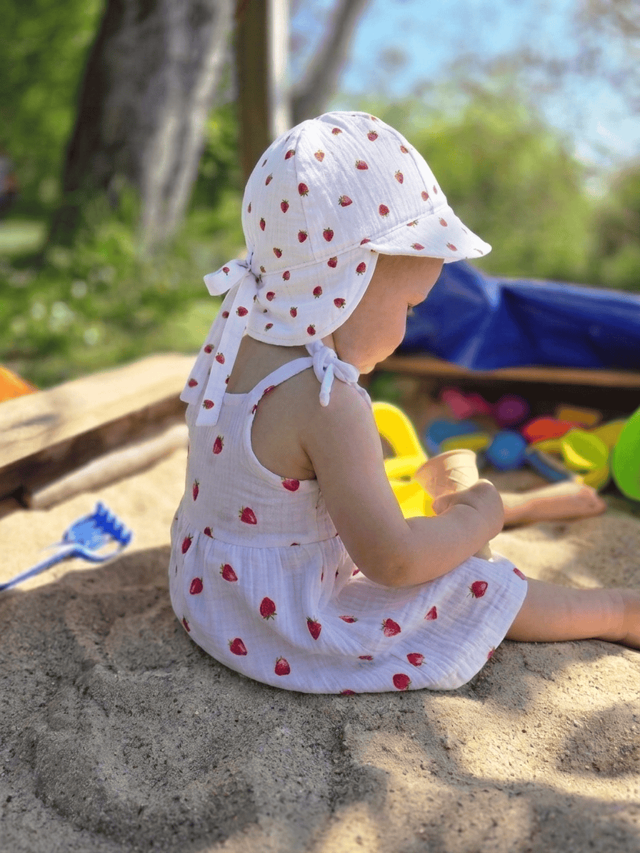 Sommerkleid Mädchen Musselin handgemacht – leichtes Kleid aus Bayern · Talu Kids