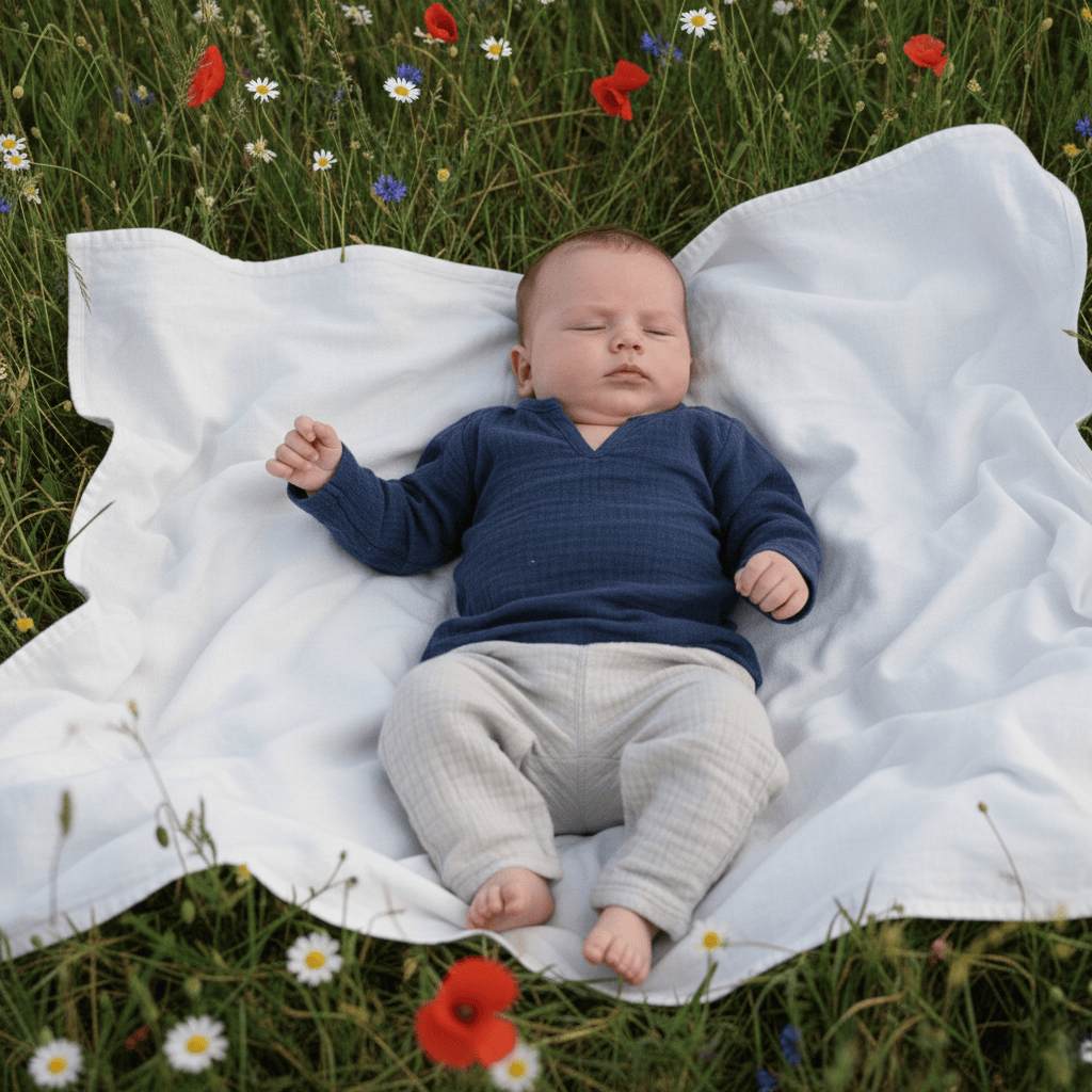Baby Hemd Musselin – handgemacht aus Bayern · Talu Kids