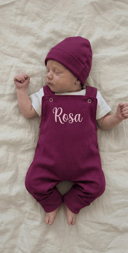 Baby Geschenkset zur Geburt personalisiert Ripp-Jersey – handgemacht Bayern · Talu Kids