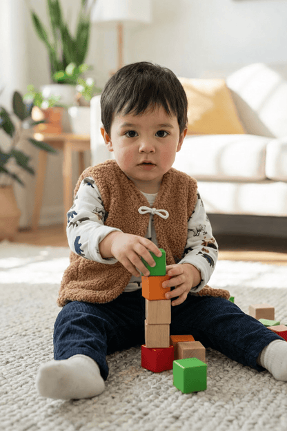 Gilet enfant | Teddy | Taille 44-98