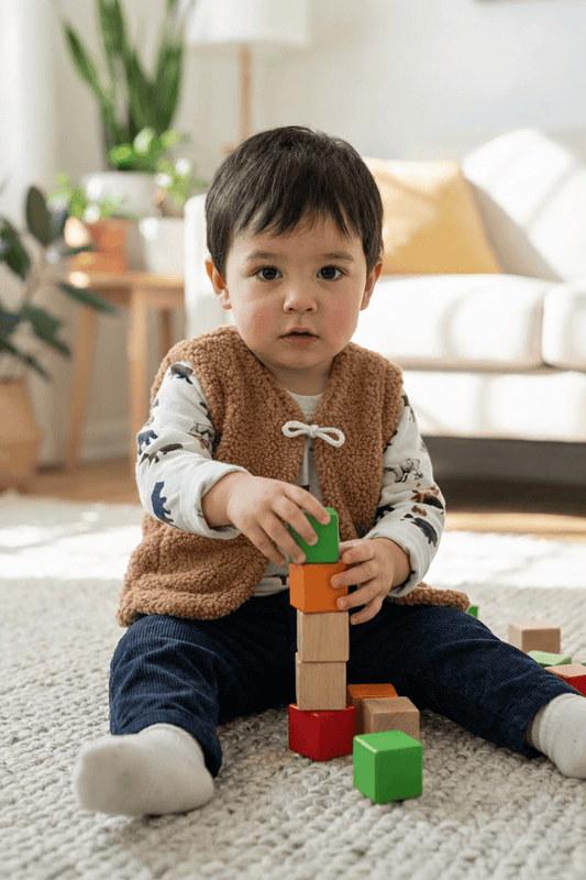 Gilet enfant | Teddy | Taille 44-98