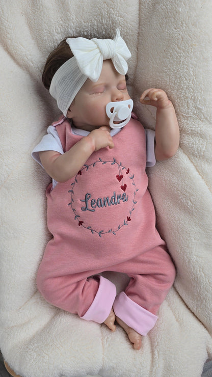 Baby Strampler bestickt | Sweat - Myawi-Kids