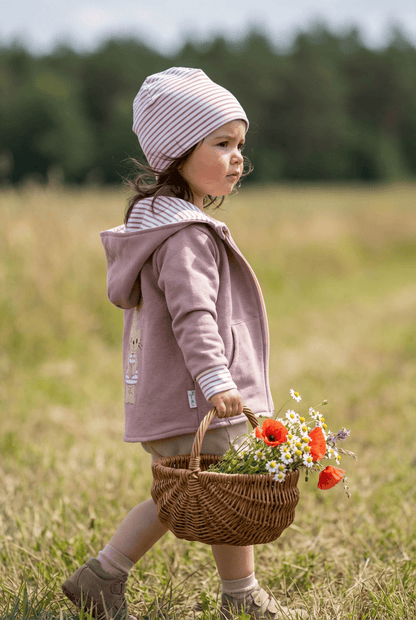 Veste enfant | Sweat | avec application | Tailles 92-146