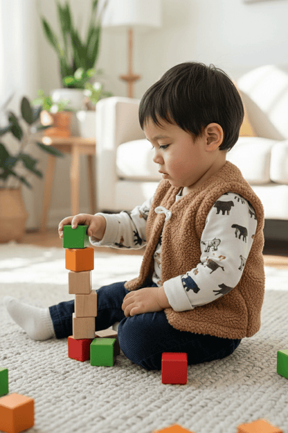 Gilet enfant | Teddy | Taille 44-98